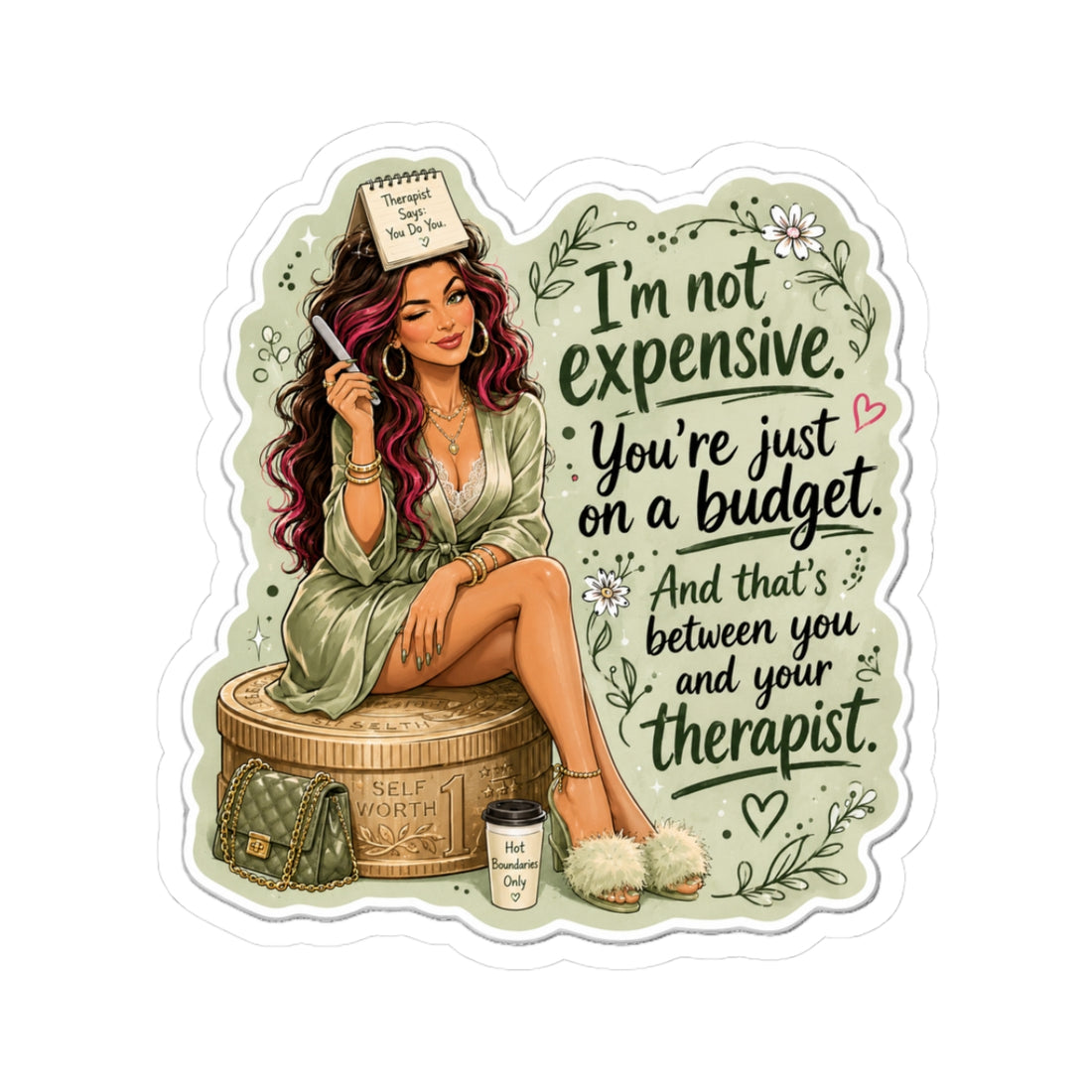 Sarcastic Sticker — "I&