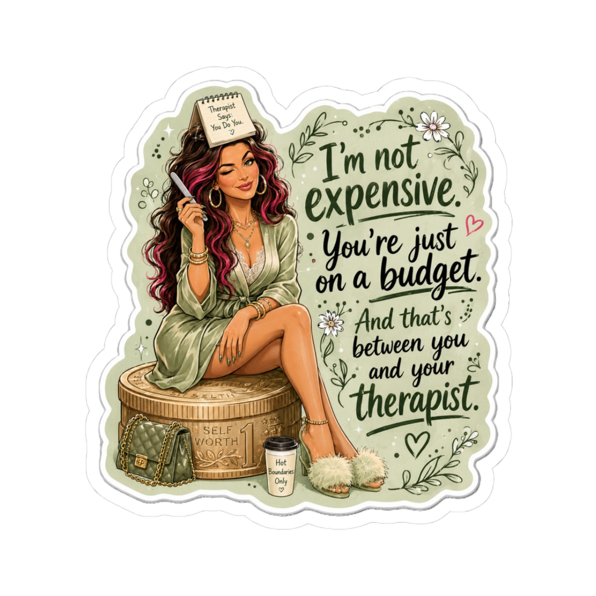 Sarcastic Sticker — "I&