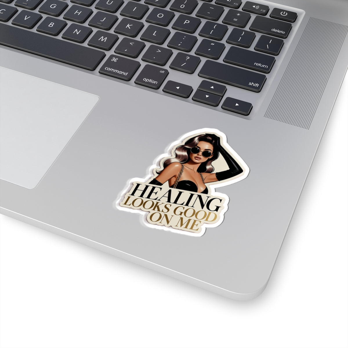 Healing Looks Good On Me Sticker — Empowering Self-Care Kiss-Cut Decal