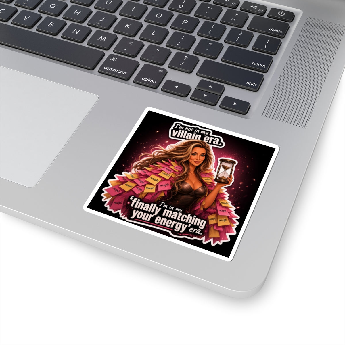 Kiss-Cut Sticker — “I’m Not in My Villain Era, I’m in My ‘Finally Matching Your Energy’ Era” Decorative Vinyl Sticker